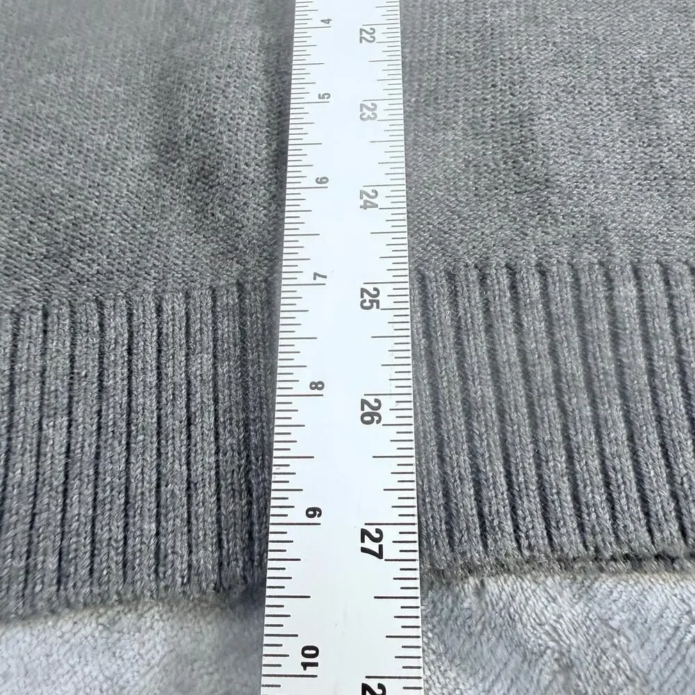 Bundle 2 Tricots St Raphael Mens Sweater Sherpa Lined 1/4 Button Mock Neck Sz XL - Picture 6 of 16
